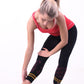 Hatha Asana Yoga Capri Pants - Seamless, Black