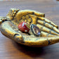 Gold Prayer Hands Trinket Dish/Incense Holder from Bali