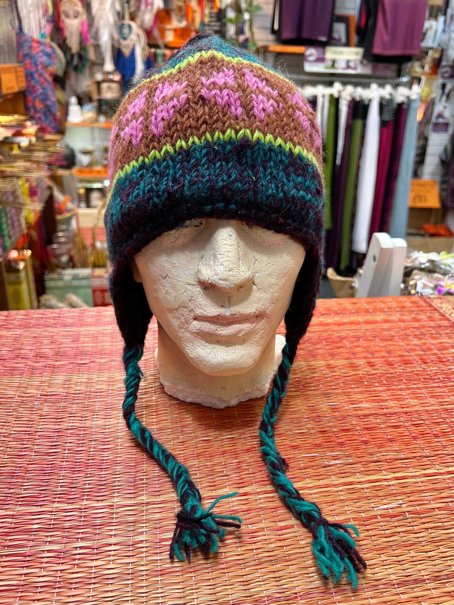 Wool Trapper Hat (Made in Nepal) - One of One