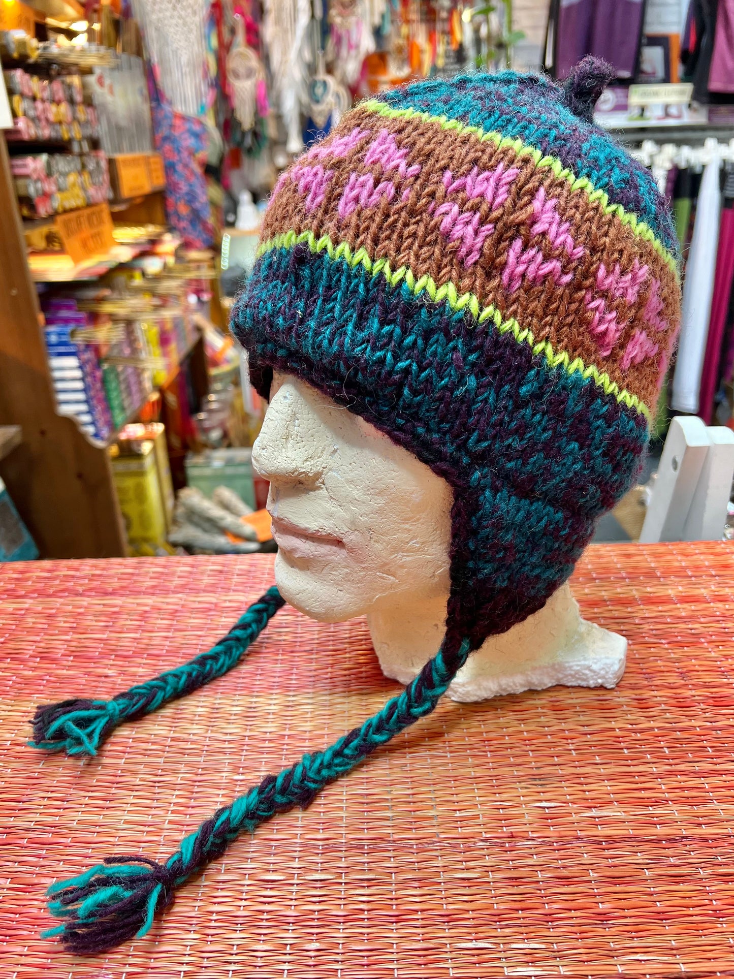 Wool Trapper Hat (Made in Nepal) - One of One