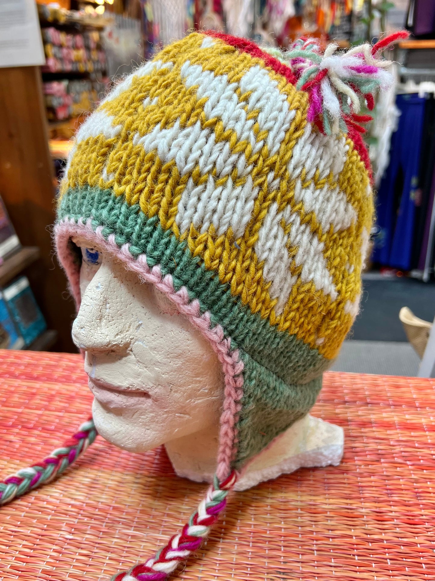 Wool Trapper Hat (Made in Nepal) - One of One