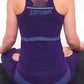 Lotus Skirt Yoga Outfit - Organic, Purple, Seamless, Moisture Wicking