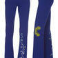 Lotus Yoga Pants - Hand Painted, Blue