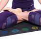 Lotus Yoga Skirt Capri - Organic, Purple, Seamless - UK 8-10, purple-old fabric-non organic