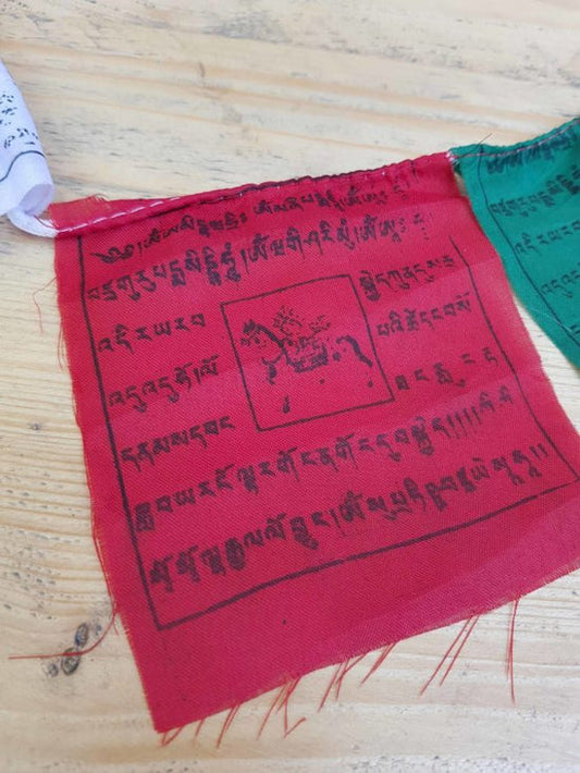 Mini Flags - Tibetan Bunting Indoor or Outdoor 10cmx127cm