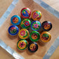 Natural Solid Perfume In Enamel Tin - Nag Champa, Sandalwood, Jasmine