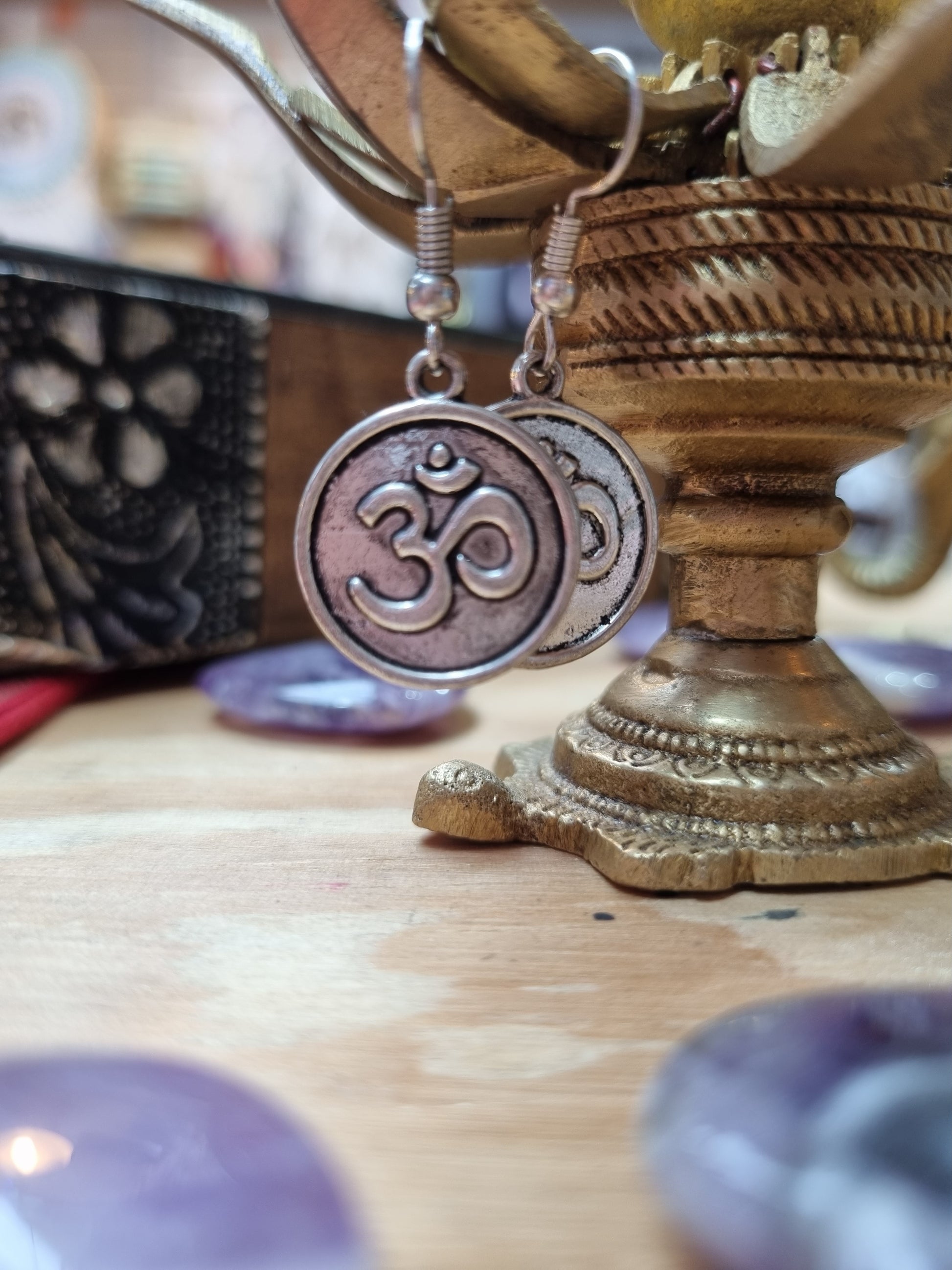 Om Earrings