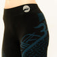 Shanti Om Organic Seamless Yoga Leggings, Full Length, Mermaid