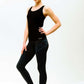Shanti Om Organic Seamless Yoga Leggings, Full Length, Mermaid