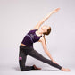 Synergy Chakra Grey Yoga Leggings - Cotton, Handpainted