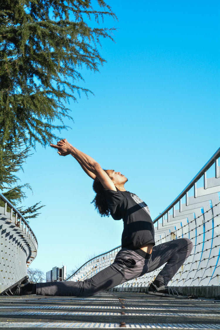 Tibetan Om T Shirt - Organic, Crew Inspired, Black
