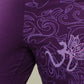 Women’s Om Organic Pants – Maori Print, Purple