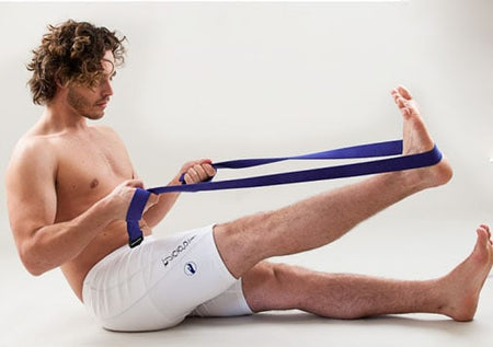 Yoga Belt - Organic Cotton, Heavy Duty, Purple