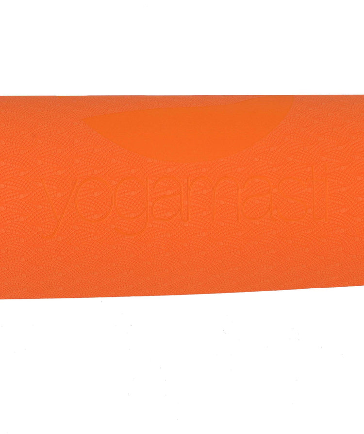 Practice Sticky Yoga Mat 6mm - Orange/Olive