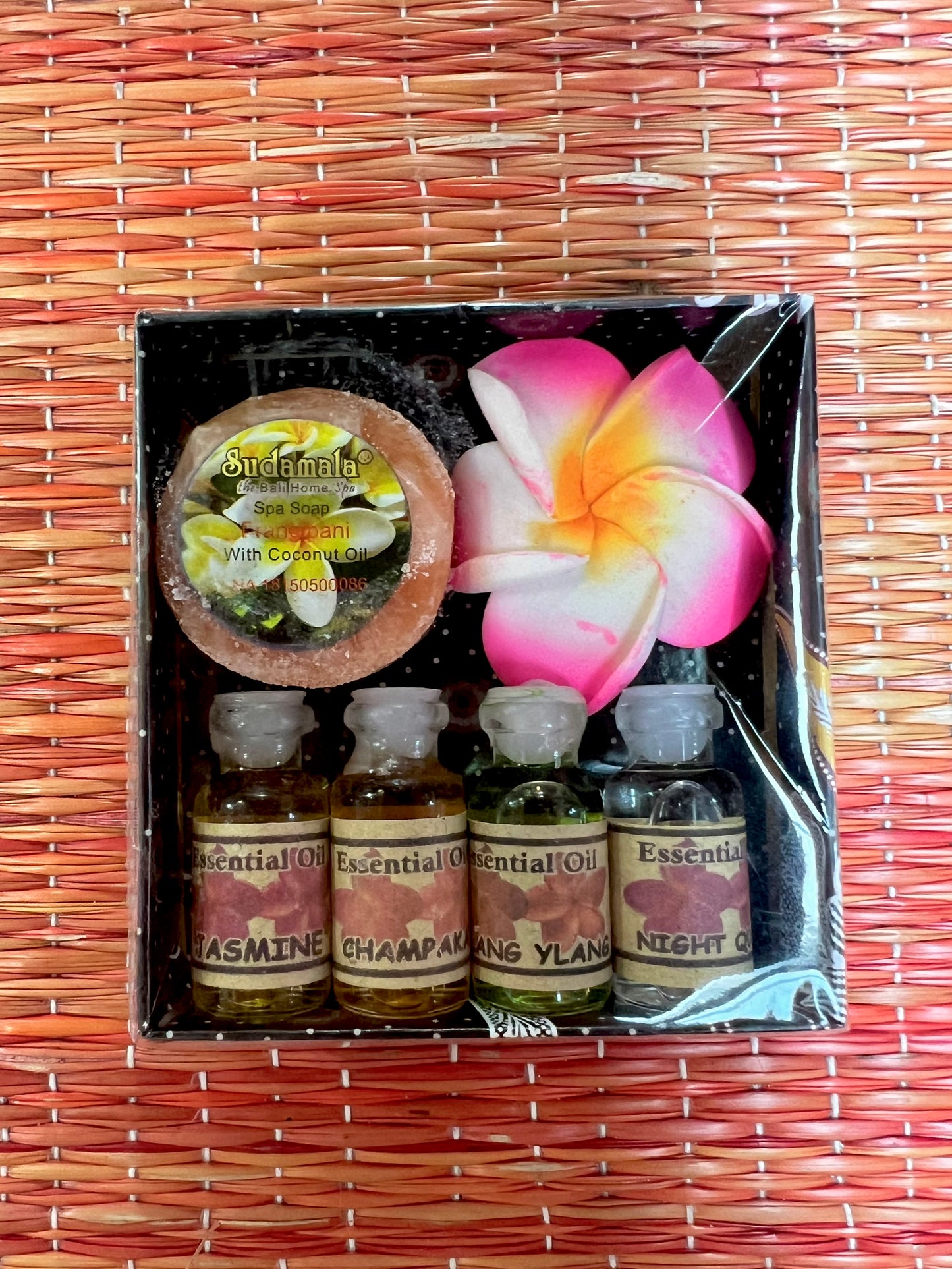 Mini Bali Soap and Fragrance Oil Set of 4