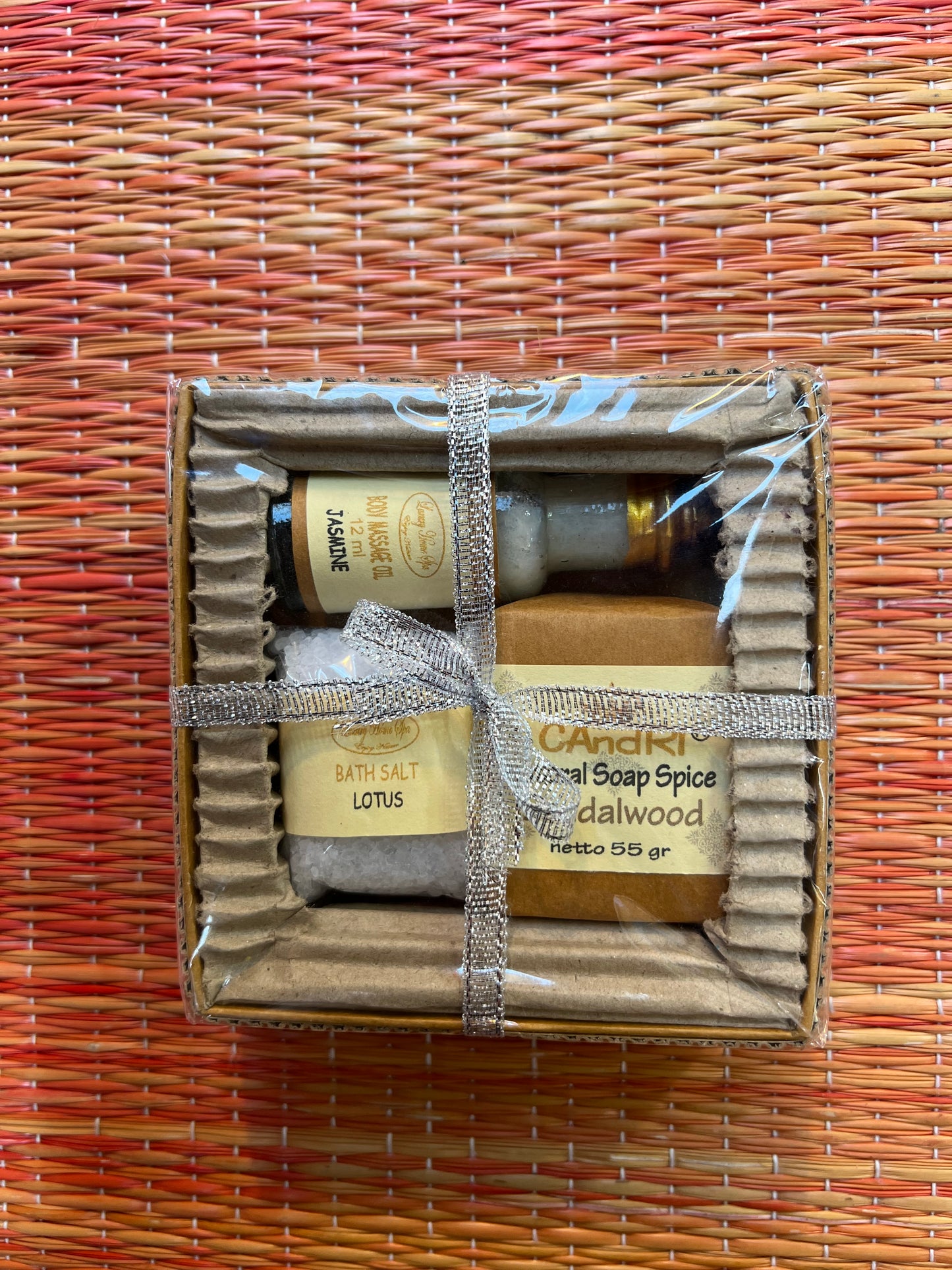 Pamper Set (Bath Salts, Massage Oil, Soap)