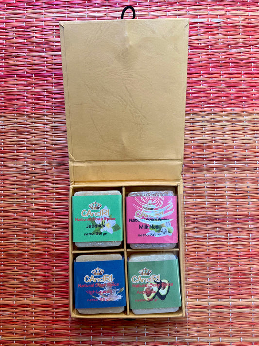 Set of 4 Balinese Soaps in Gift Box