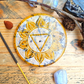 Hand Carved Stone Solar Plexus Chakra Incense Holder - Manipura - Confidence
