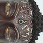 Carved Buddha Head Mask Wall Hanging - Ceramic, Hand Engraved