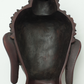 Carved Buddha Head Mask Wall Hanging - Ceramic, Hand Engraved