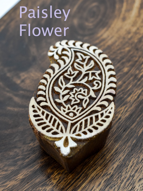 Traditional Indian Woodblocks For Printing - Floral & Paisley