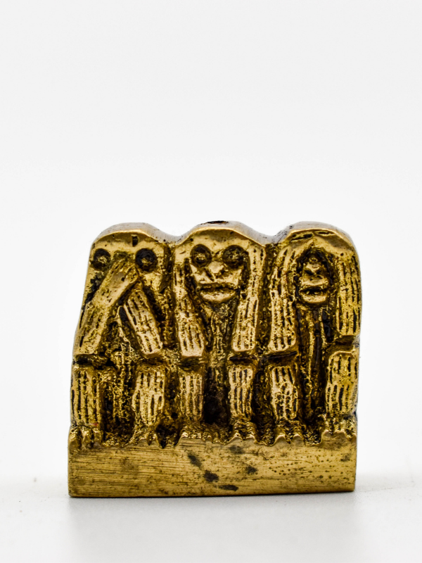 Speak No Evil Statue/Incense Holder - Three Wise Monkeys