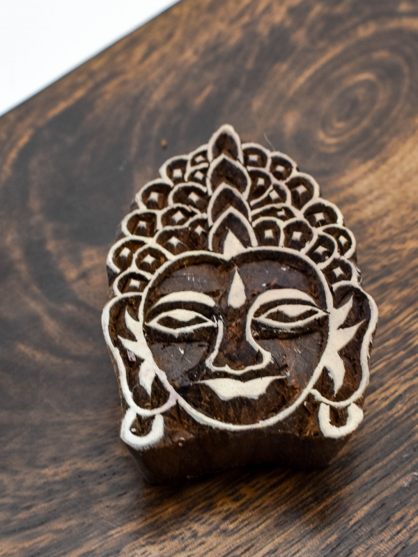 Traditional Indian Wood Blocks For Printing - Spiritual Symbols